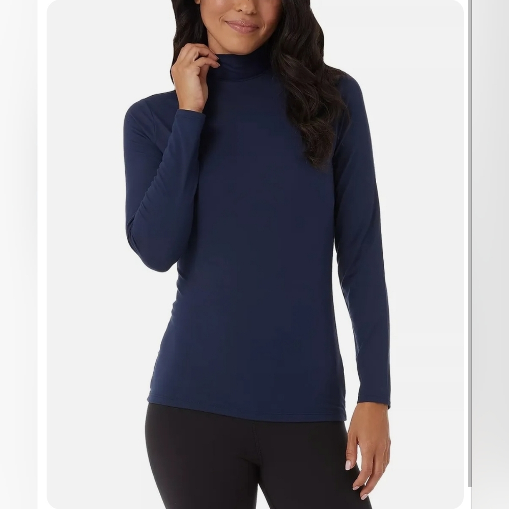32 Degrees Heat Cozy Heat Extra Warm Long Sleeve Mock Neck-XXL